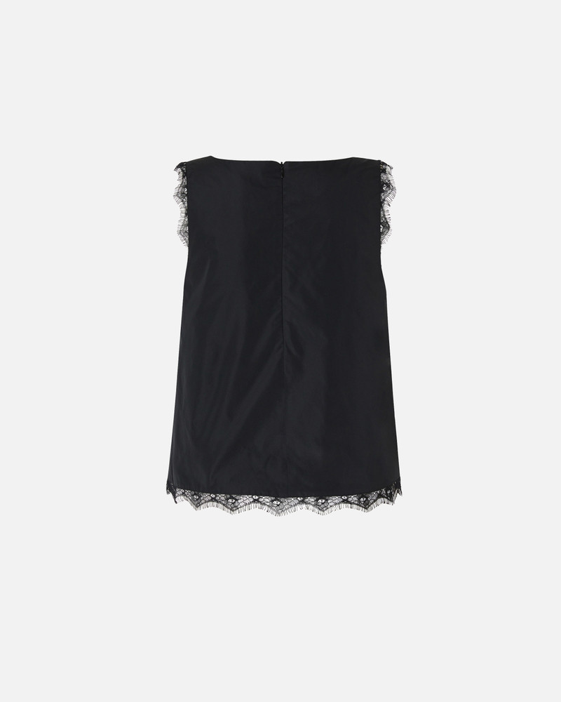 PINKO TOP WITH LACE INSERTS outlook