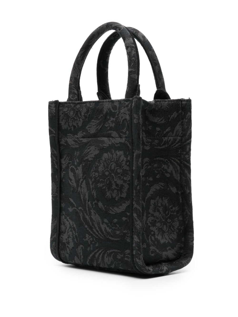 mini logo-embroidered jacquard tote bag - 3