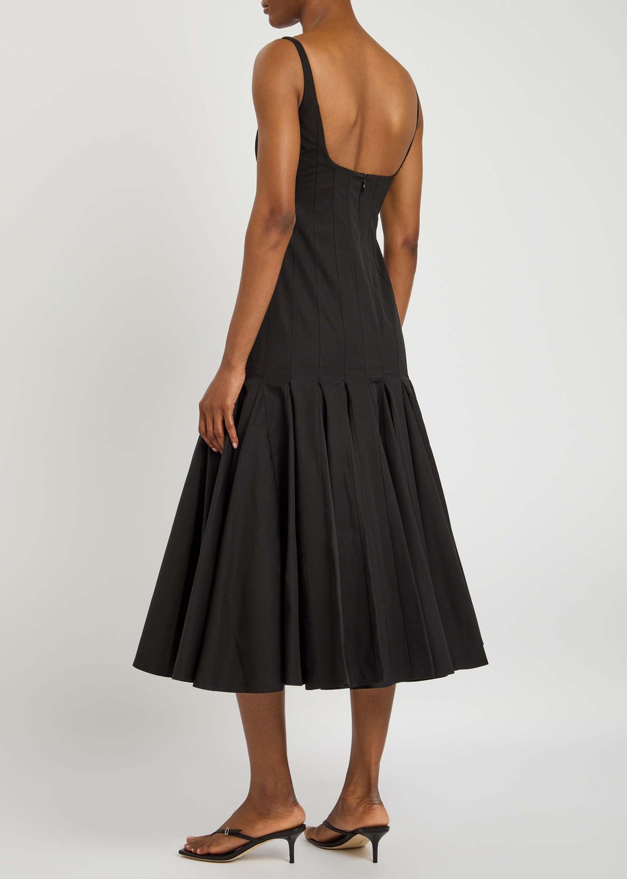Jacquemus Le Robe Agave Cotton-poplin Midi Dress - 3