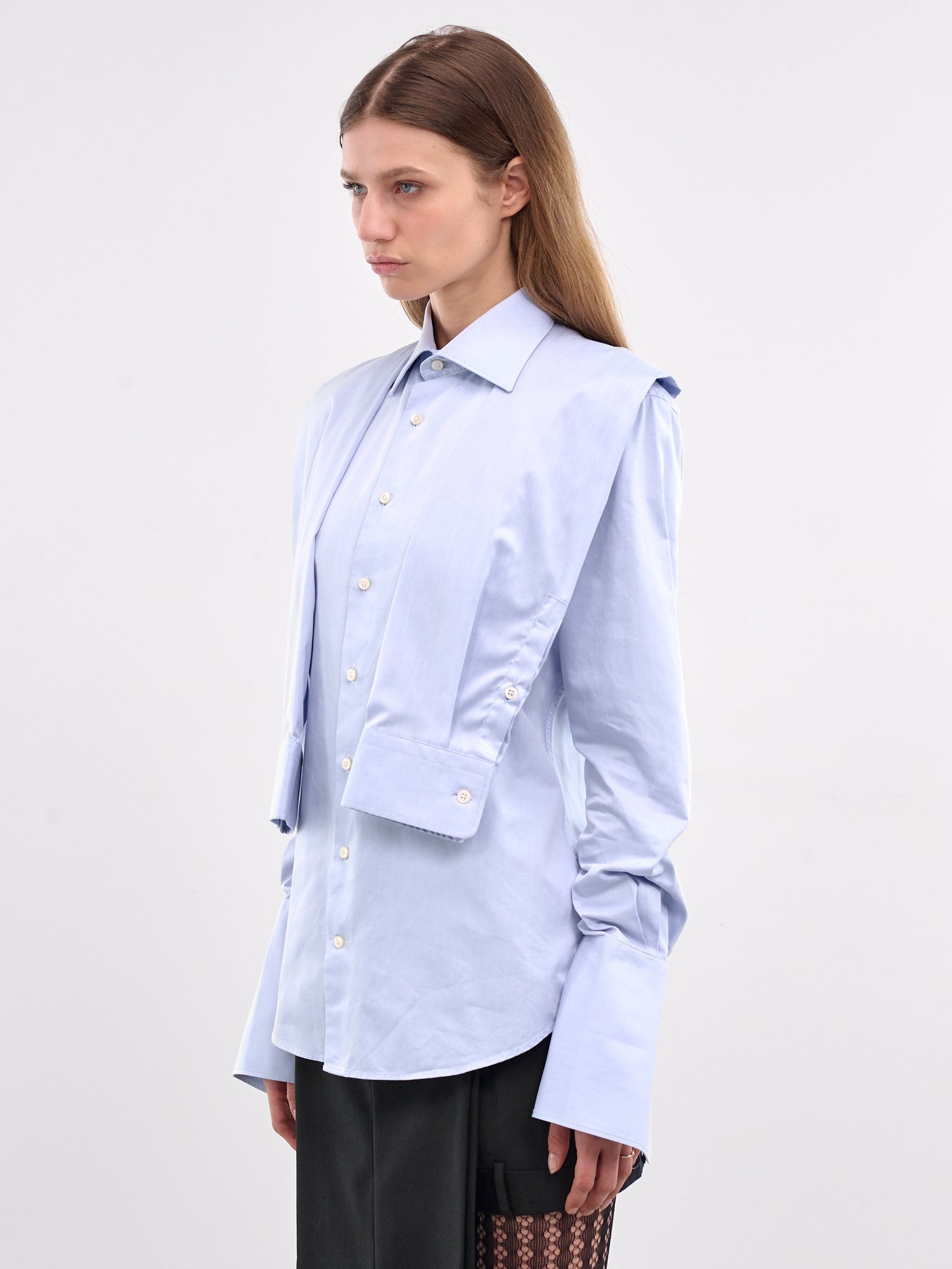 Deconstructed Sleeve Shirt - 2