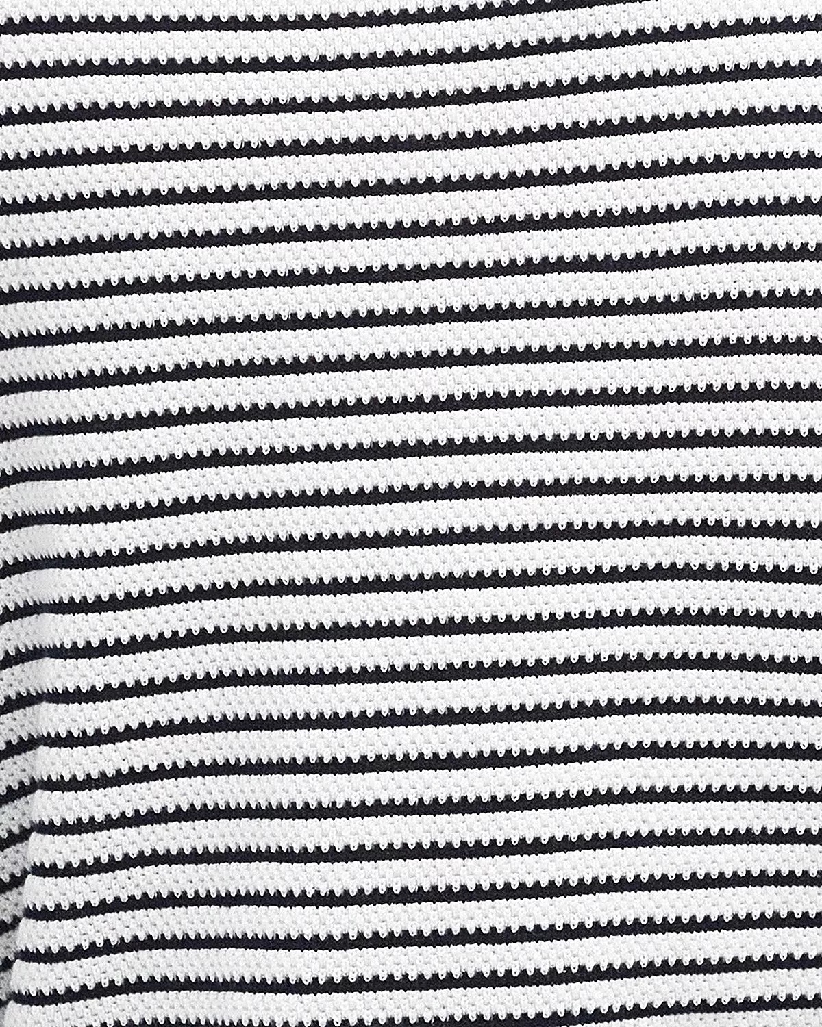 Macy Striped Three Quarter Sleeve Sweater - 5