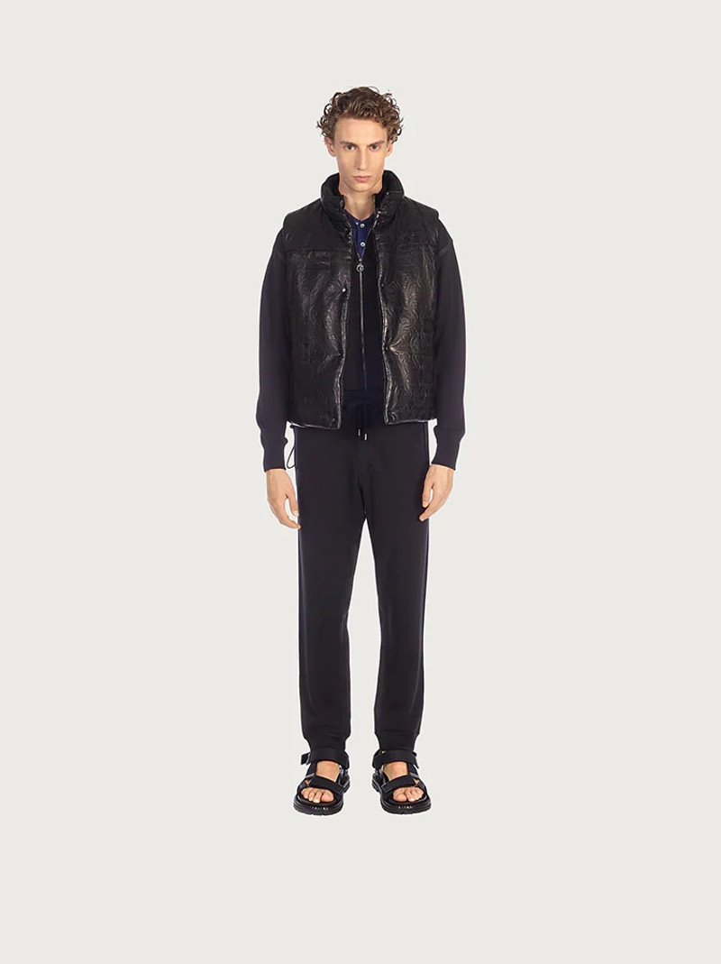 FERRAGAMO GANCINI GILET IN NAPPA outlook