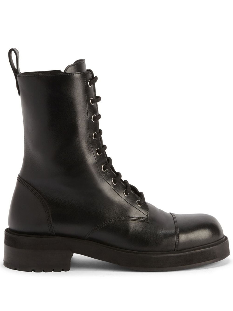 Toluse leather ankle boots 1