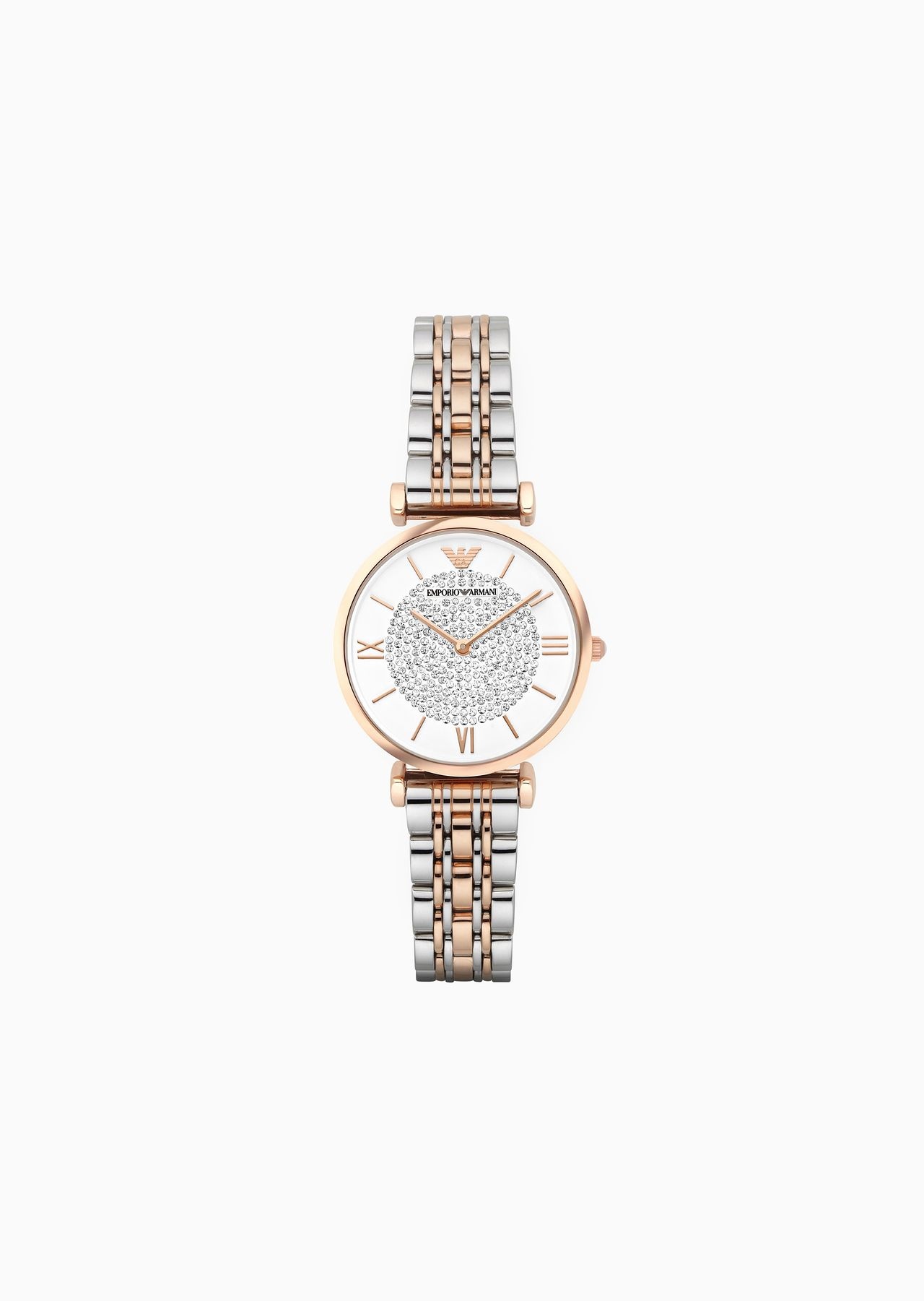 Women's Two-Hand Two-Tone Stainless Steel Watch - 1