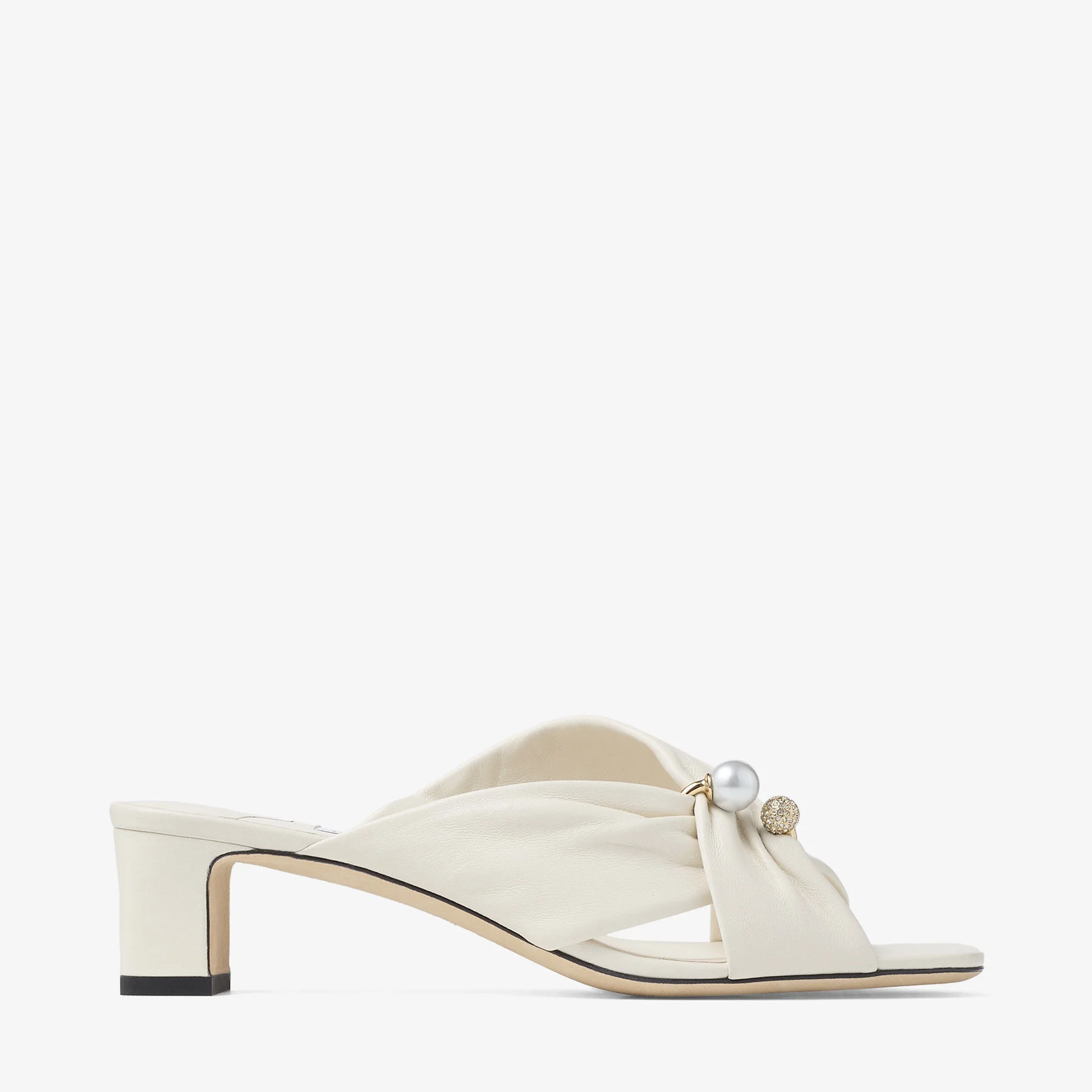 Rafi 45 Latte Soft Glove Leather Sandals - 1