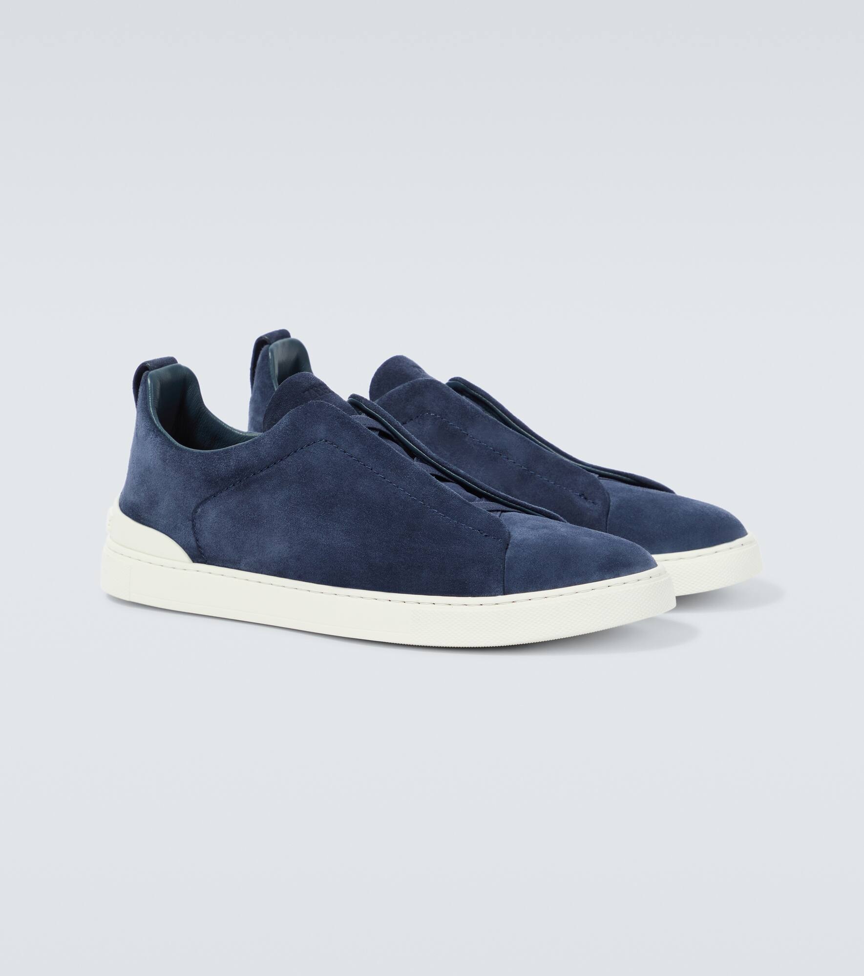 Triple Stitch suede sneakers - 5
