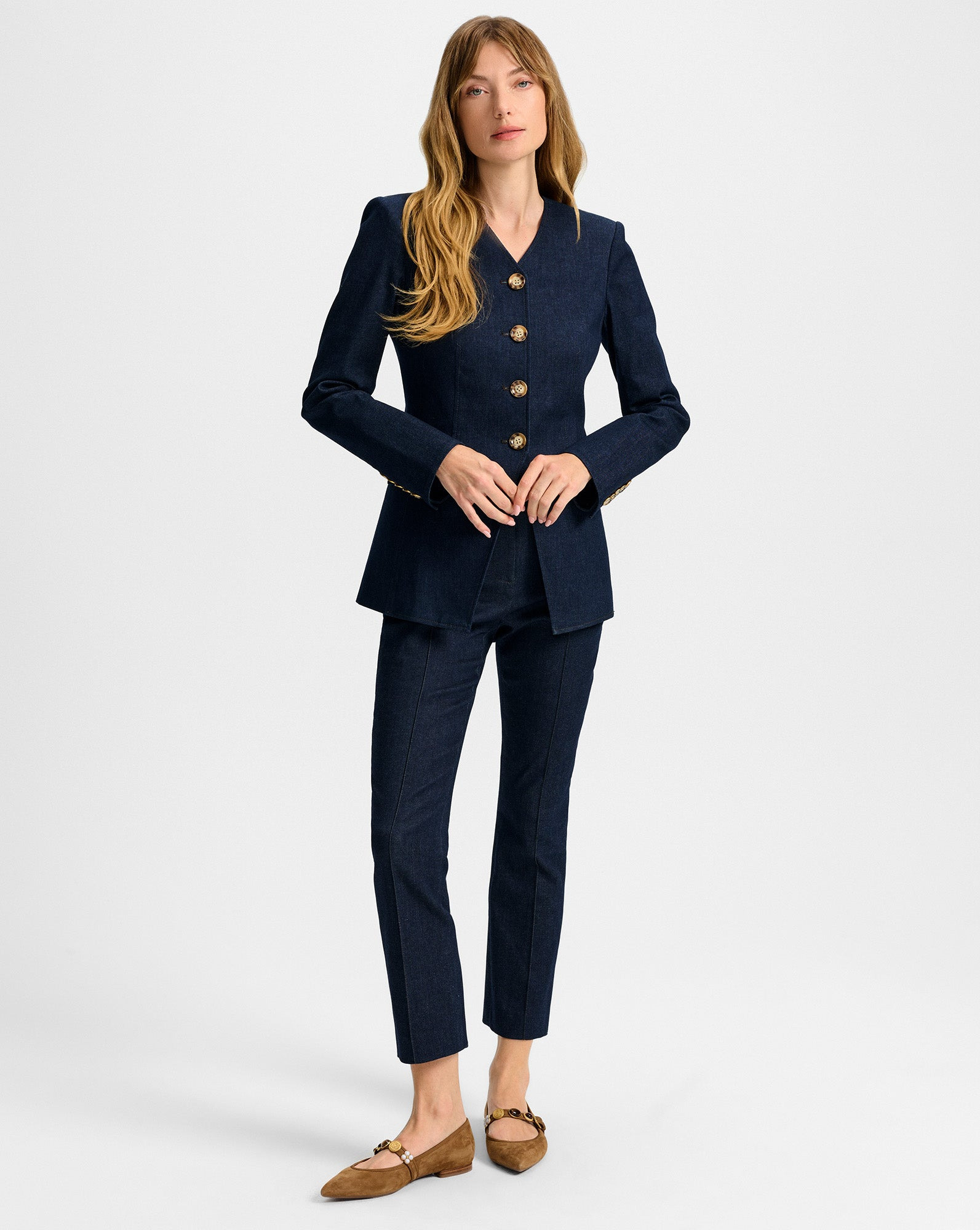 CYNTHIA TAILORED DENIM JACKET - 3