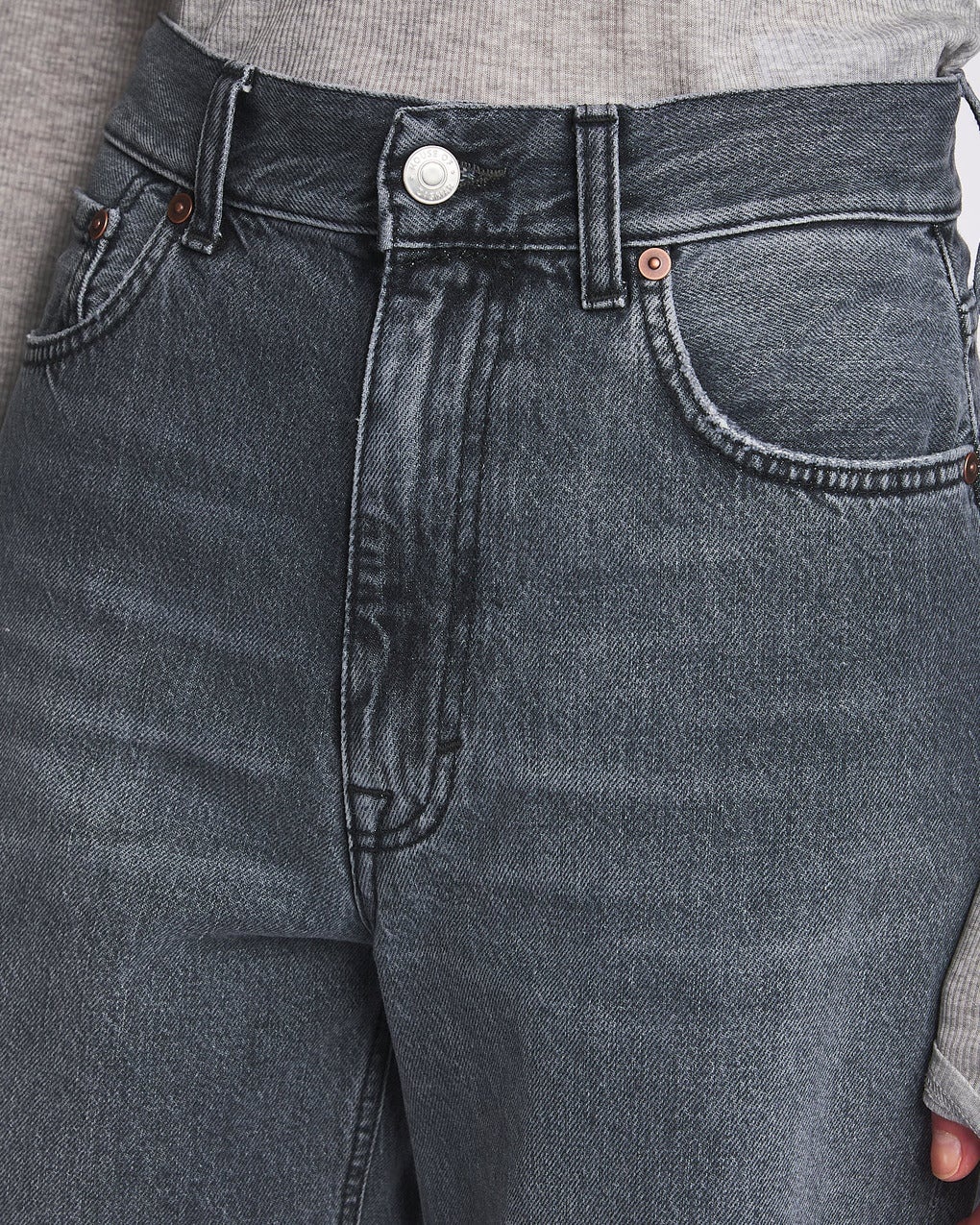 Wide Leg Denim Light grey - 5