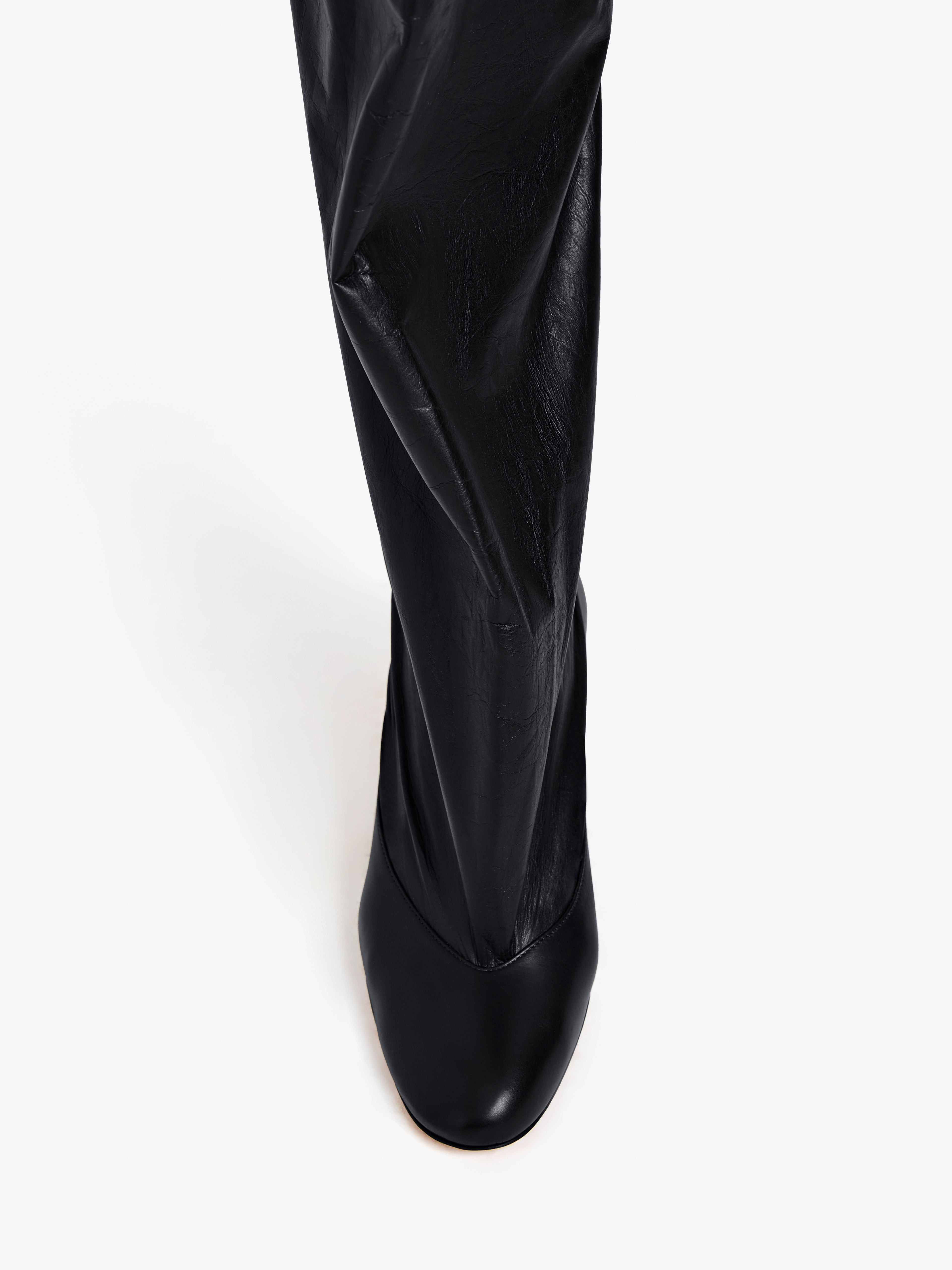 Uma Over The Knee Boots in Slick Calf - 3