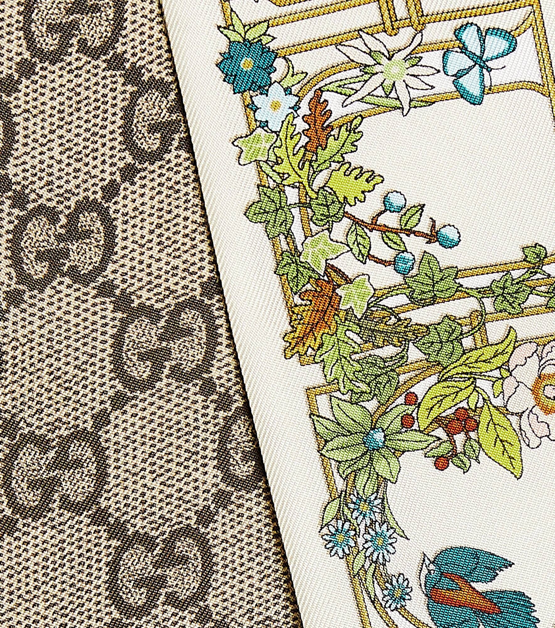 Printed silk twill scarf - 3