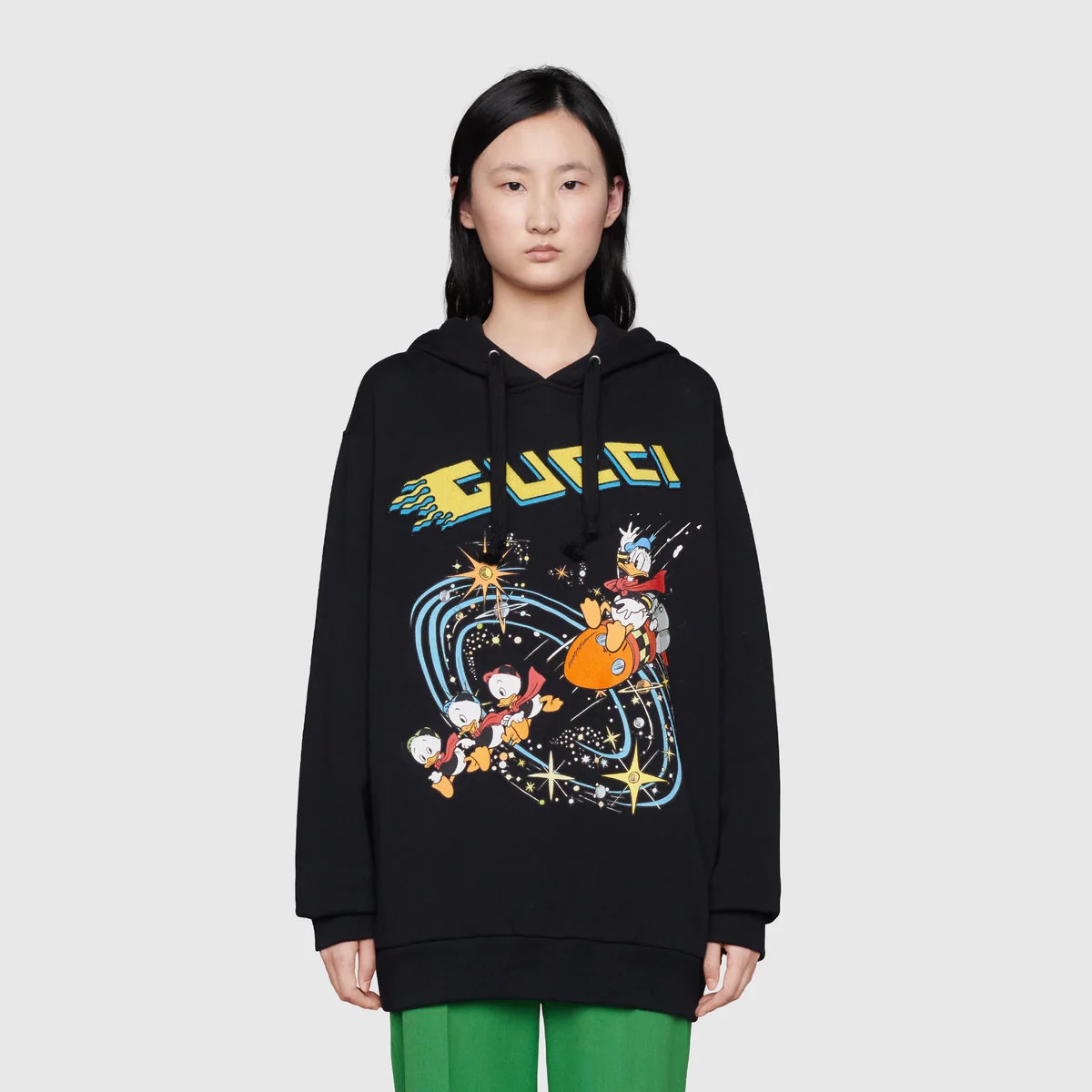 Disney x Gucci Donald Duck hooded sweatshirt - 3