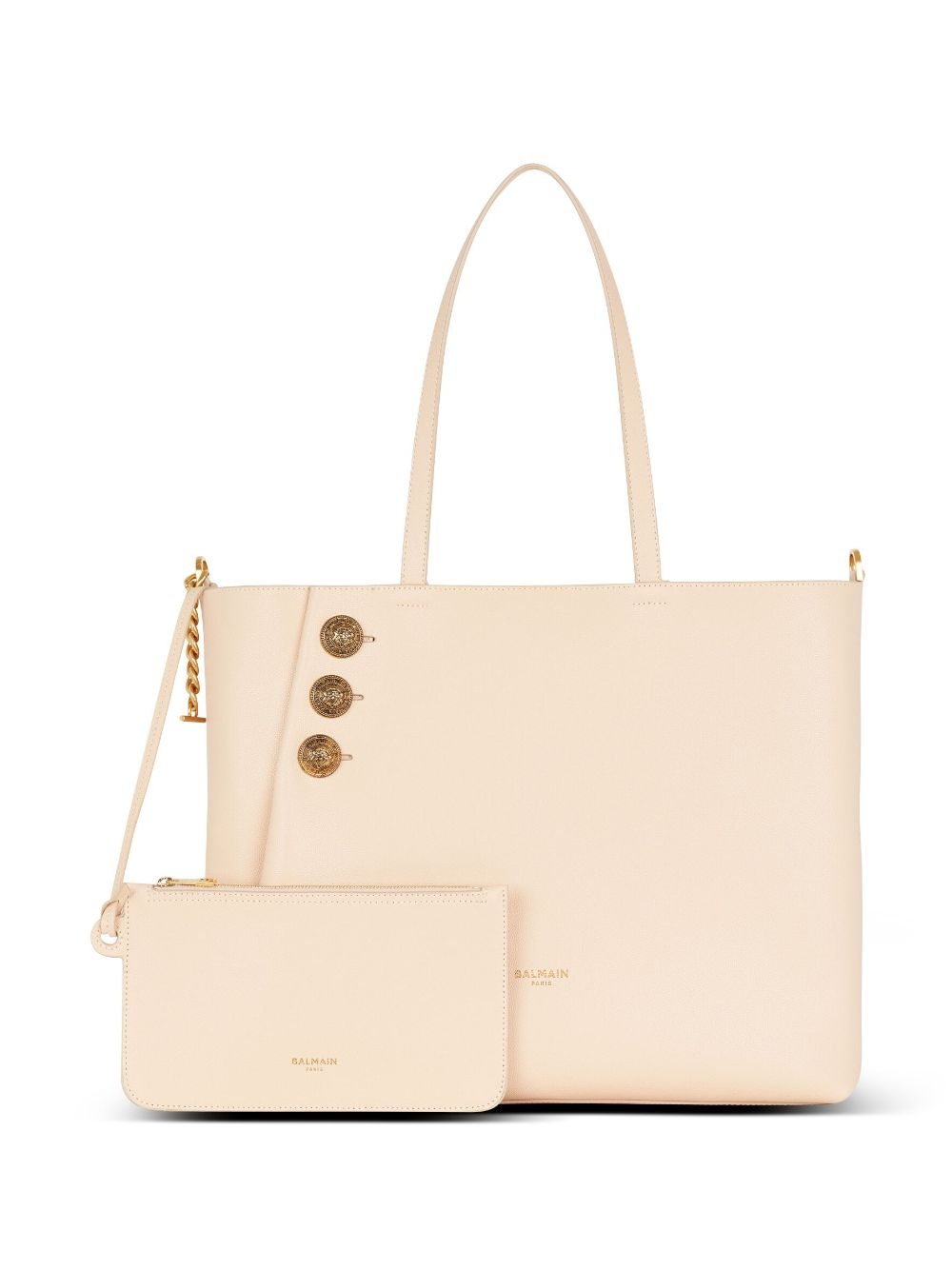 EmblÃ¨me leather tote bag - 7
