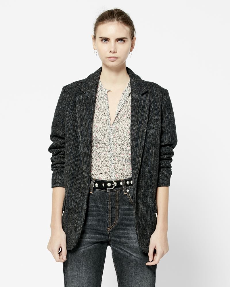 Isabel Marant Étoile CHARLYNE WOOL JACKET | REVERSIBLE