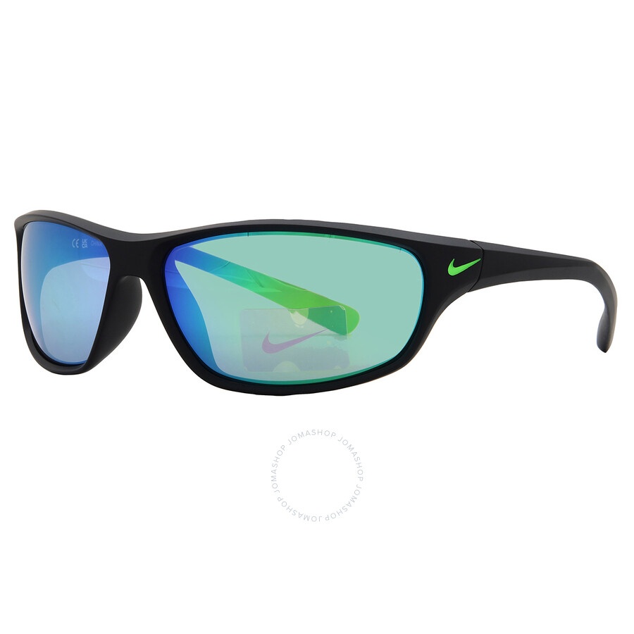 Nike Green Mirror Wrap Men's Sunglasses NIKE RABID FQ4765 003 63 - 2