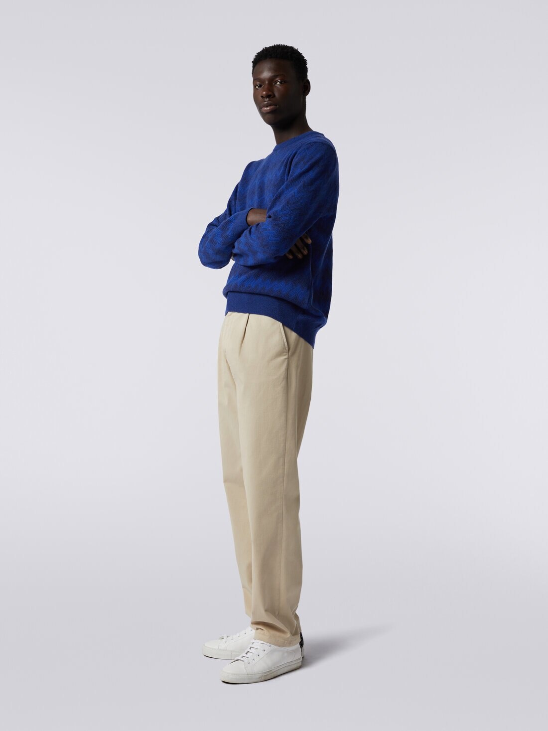 Cotton chino trousers - 3
