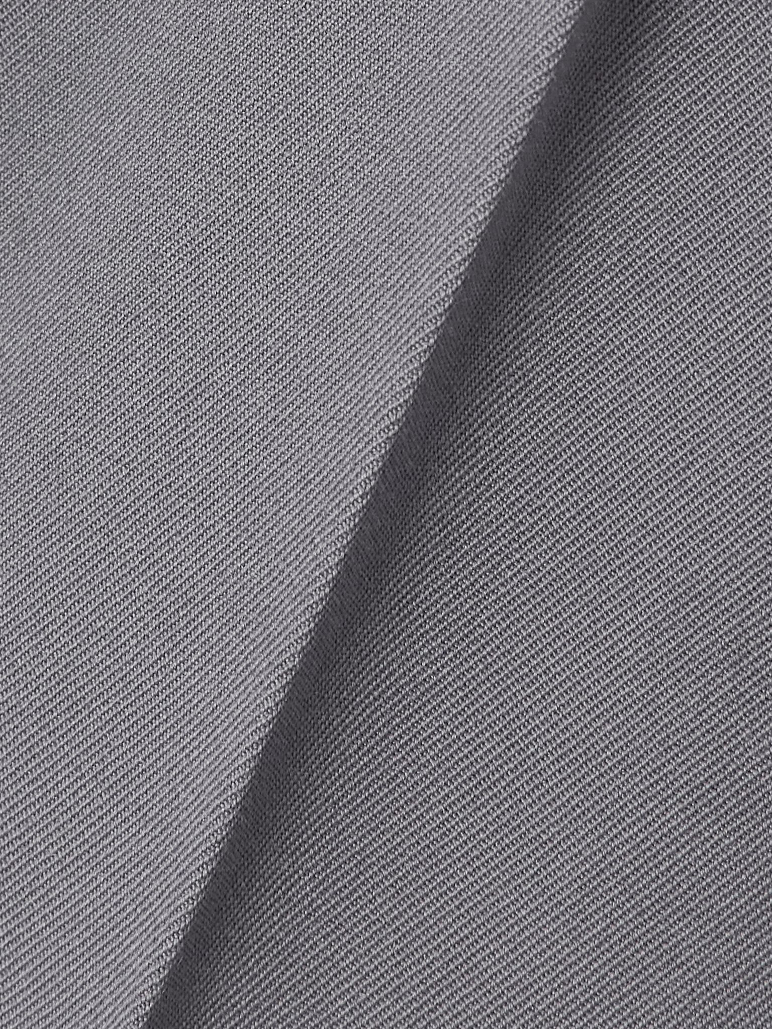 Capri pleated wool-gabardine straight-leg pants Gray - 5