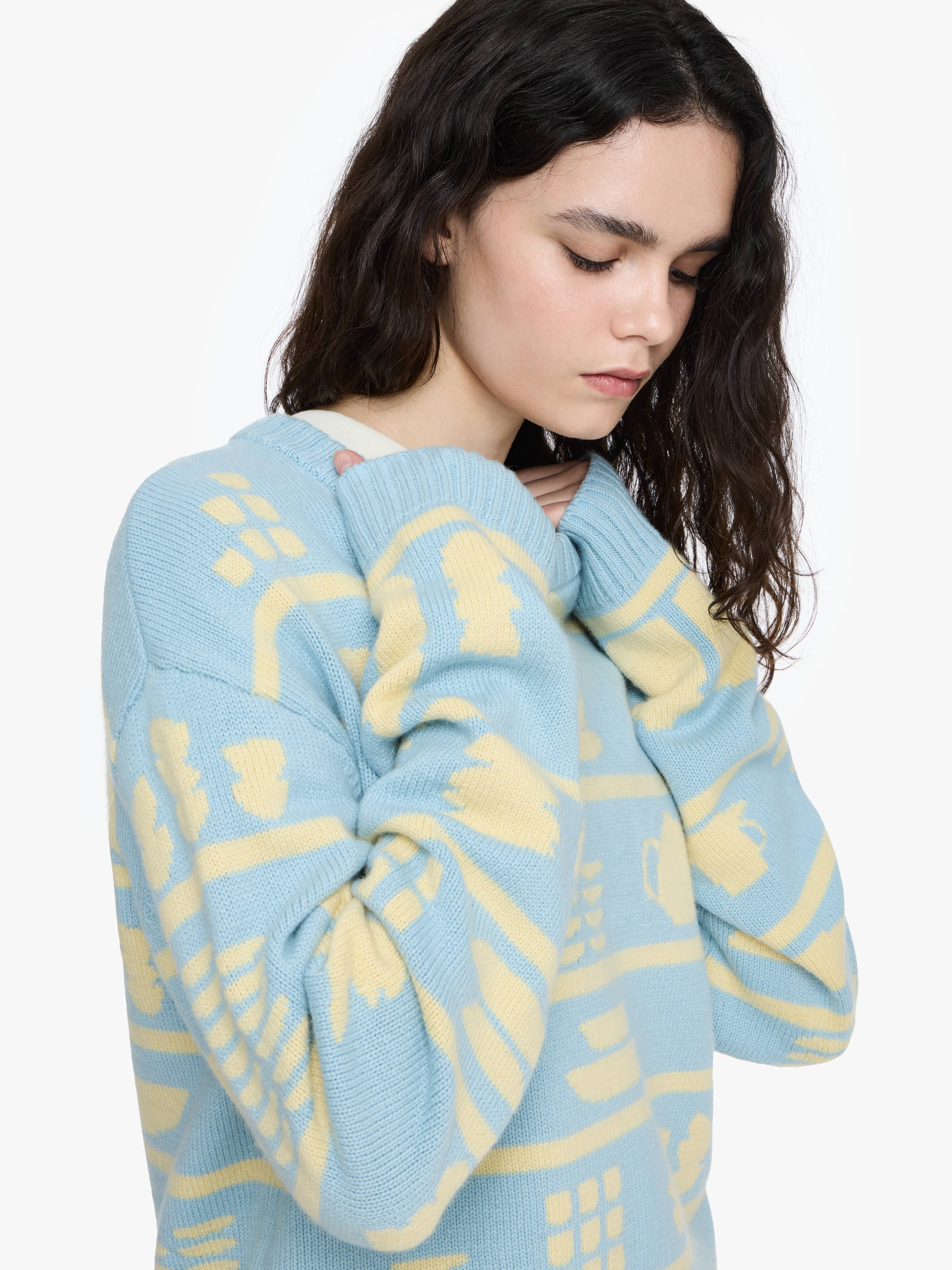 CROCKERY JACQUARD JUMPER - 4