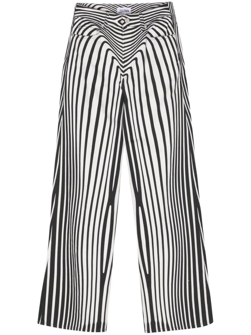 Morphing Digital-print wide-leg jeans 1