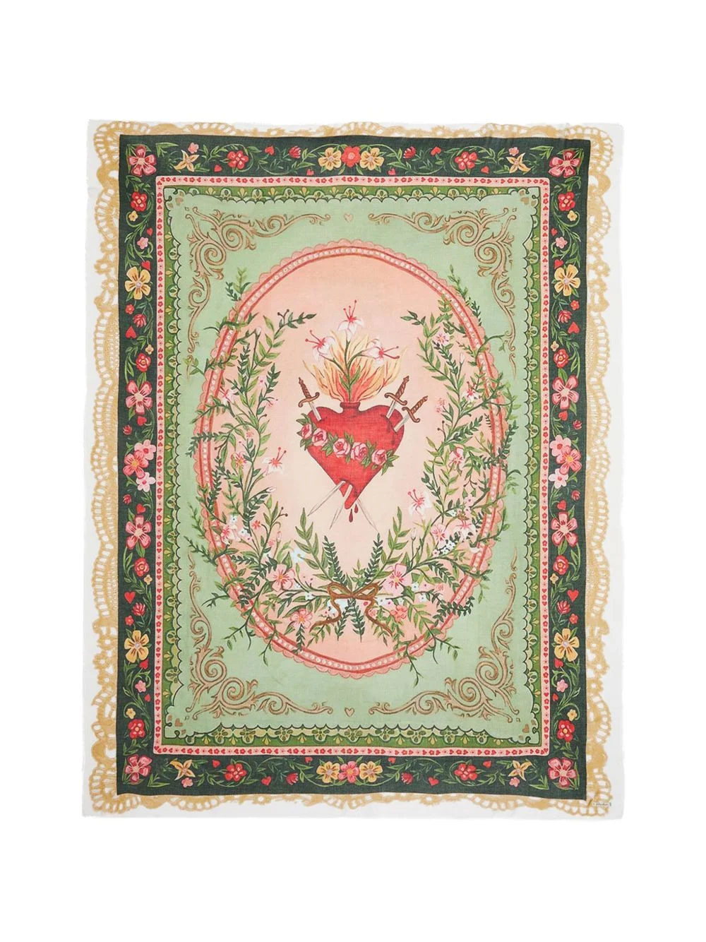 Heart scarf - 1