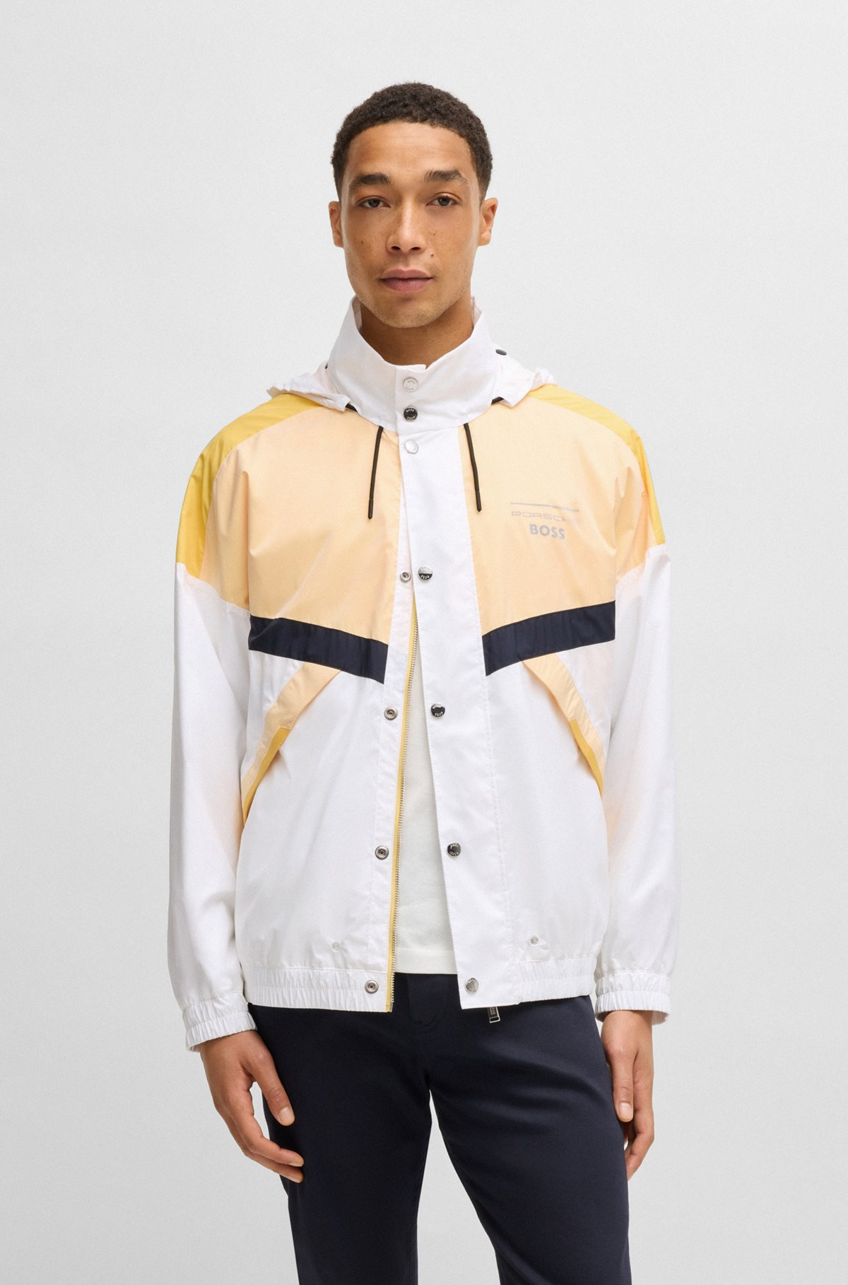 PORSCHE X BOSS WATER-REPELLENT JACKET WITH COLOR-BLOCKING - 2