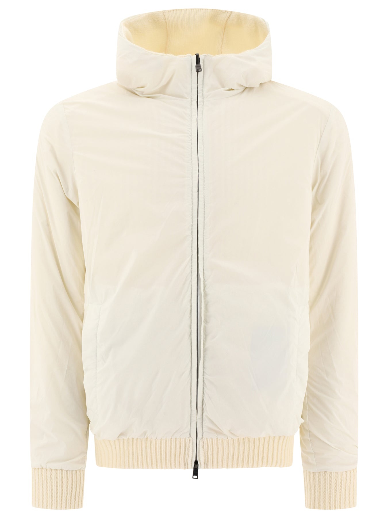 Reversibile Sweater-Style Jacket Jackets White - 2