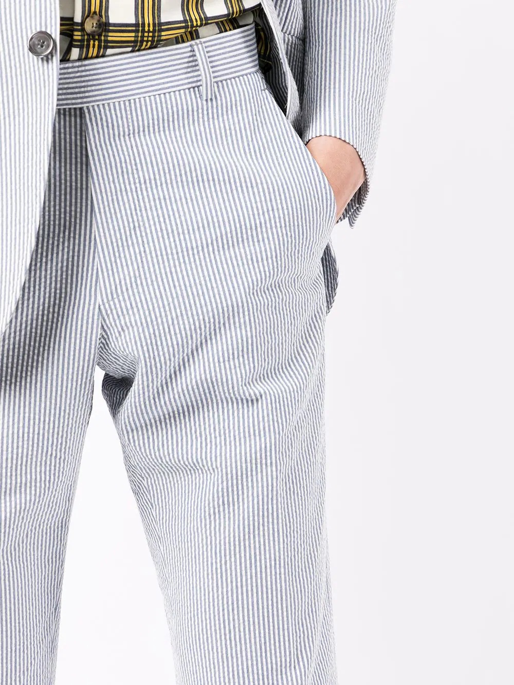 striped cotton suit - 5