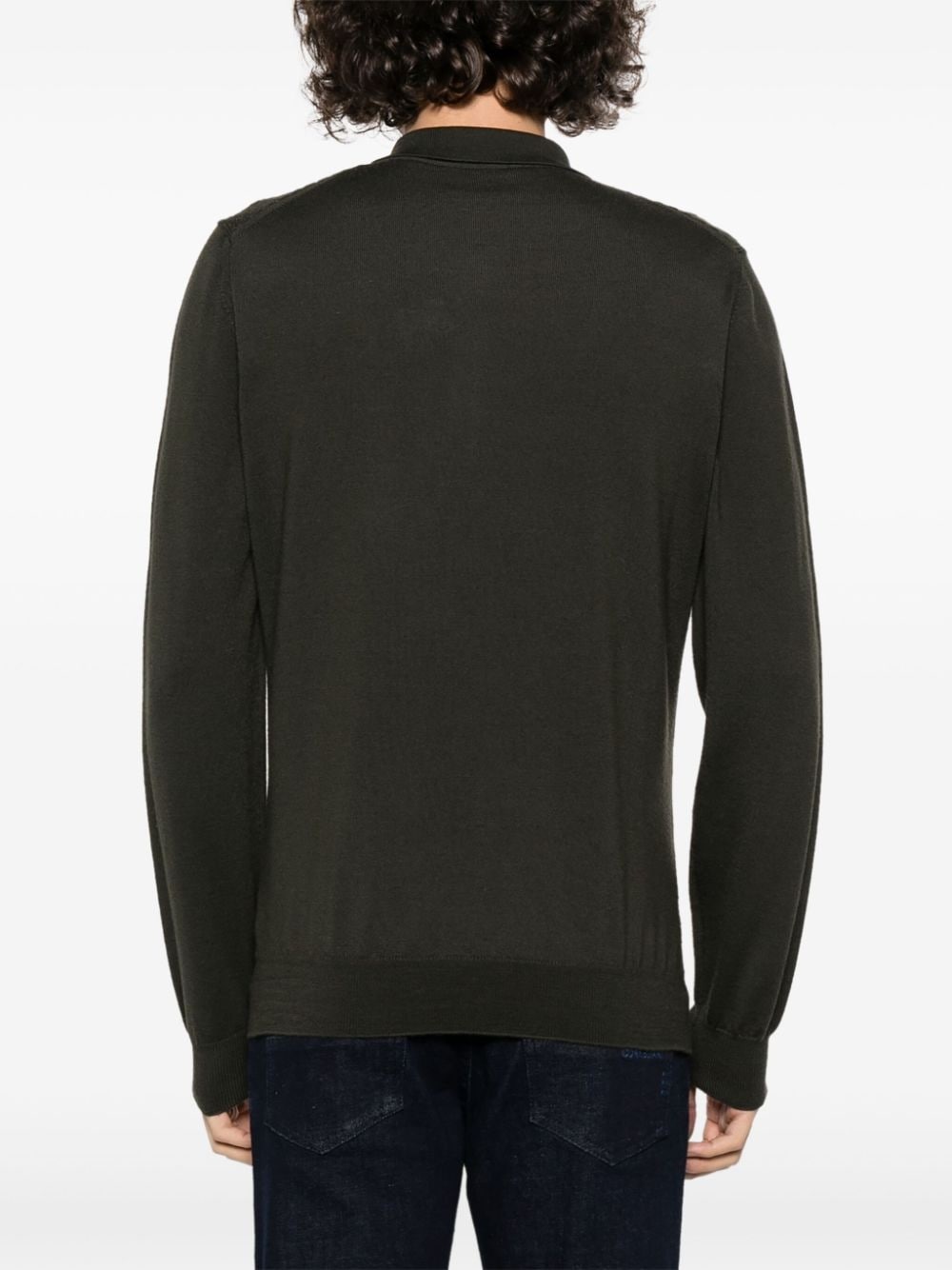 virgin wool polo shirt - 4