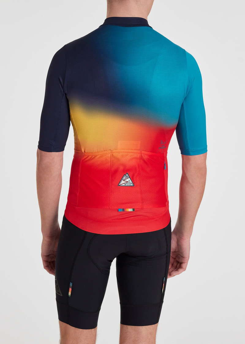 'Artist Stripe Fade' Race Fit Cycling Jersey 9