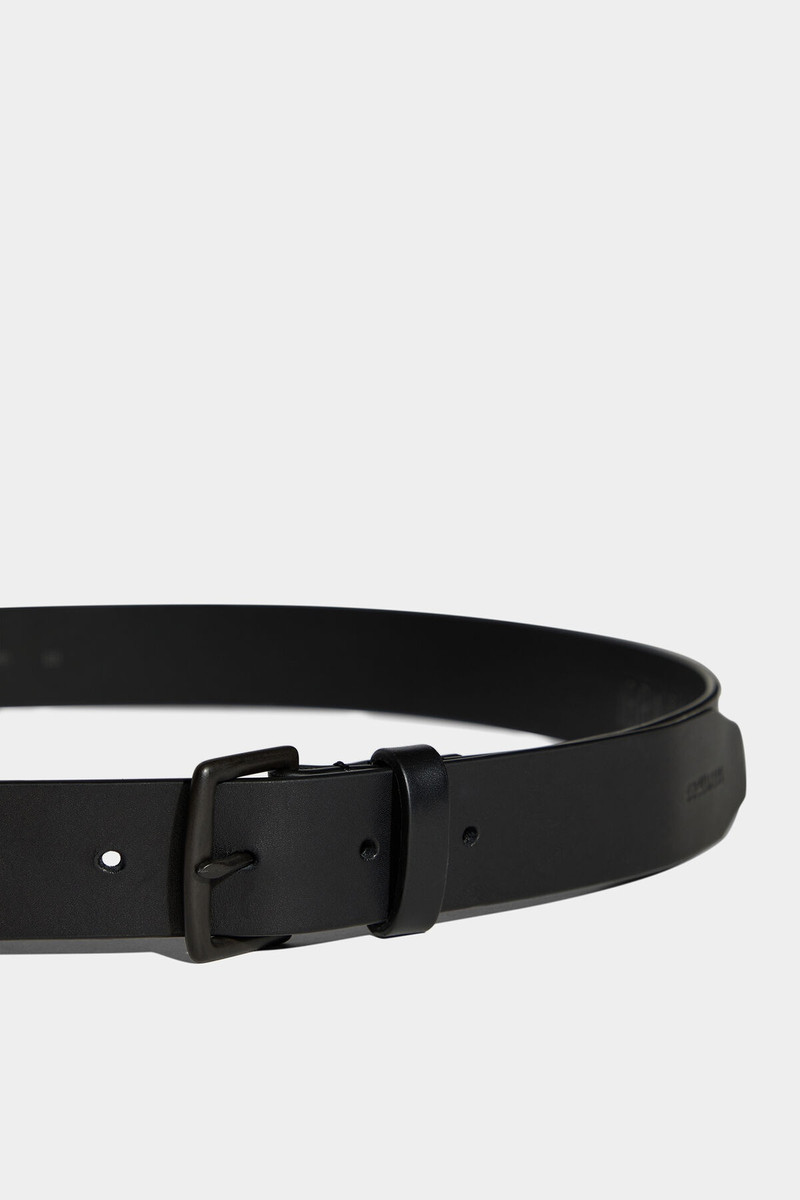 IBRA BLACK ON BLACK BUCKLE BELT 4