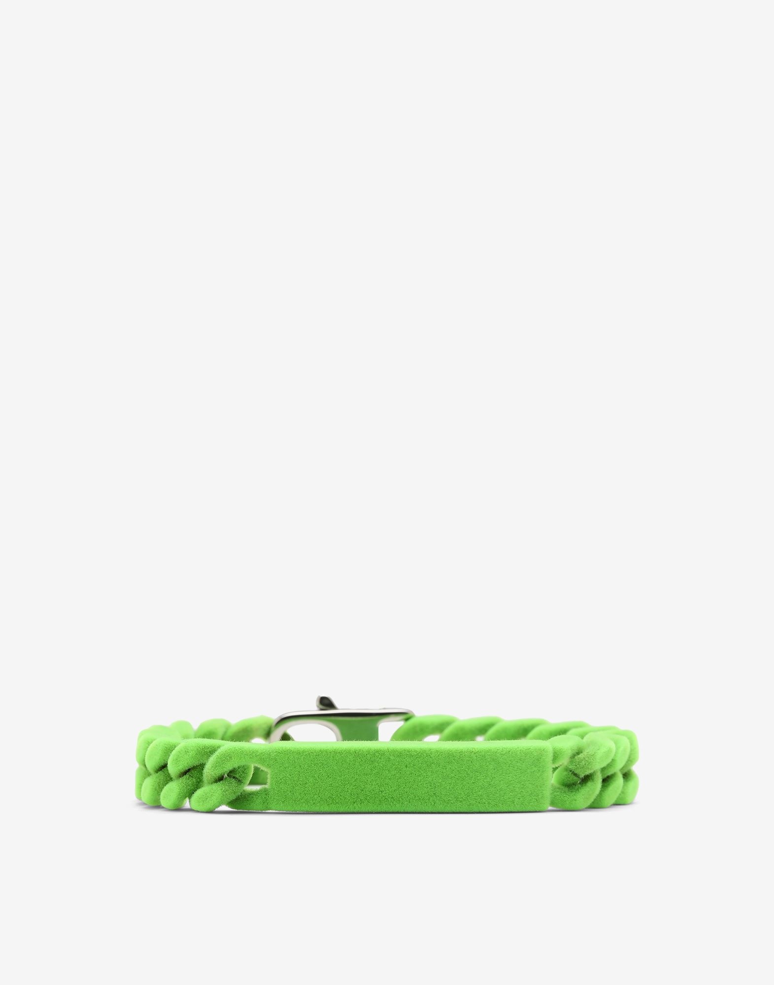 Flocked gourmette bracelet - 1