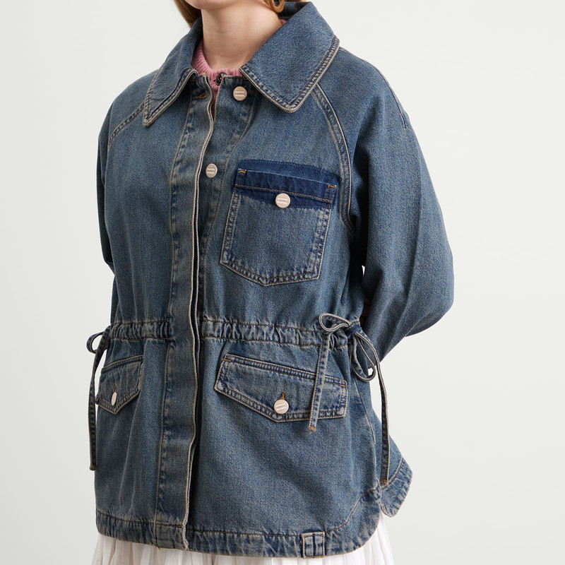 Damson Madder Emilie Workwear Denim Jacket 5