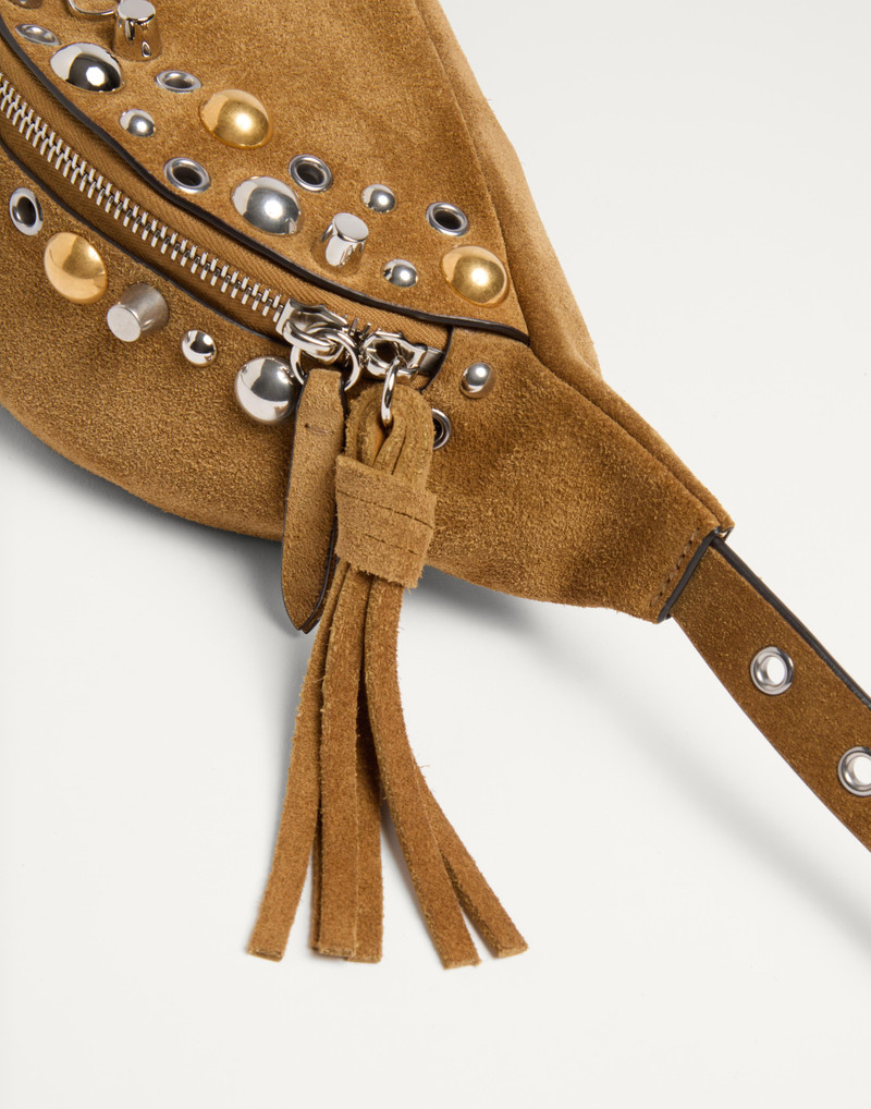 VALENTINO GARAVANI NELLCÔTE SUEDE BELT BAG 8