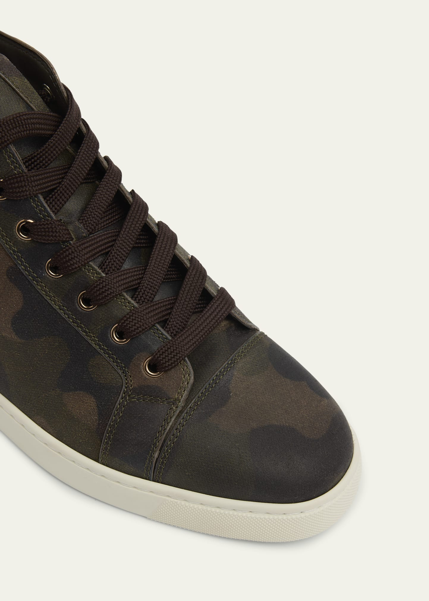 Men's Louis Camouflage Leather High-Top Sneakers - 4