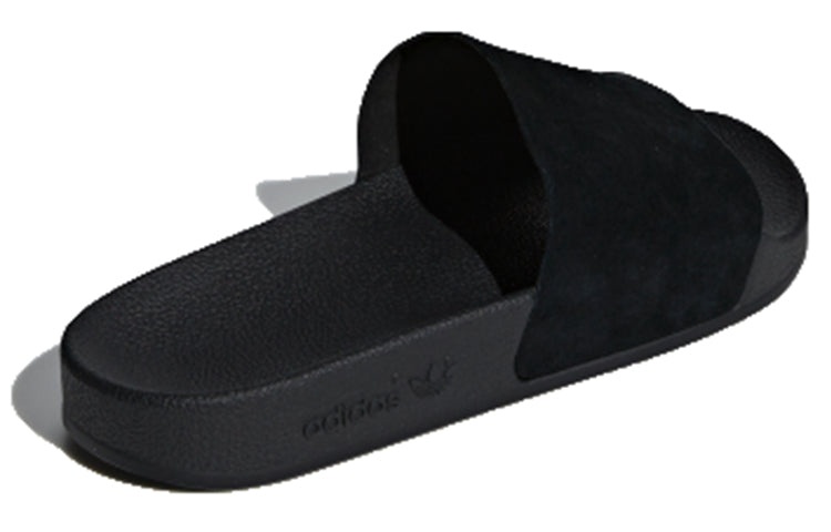 (WMNS) adidas originals Adilette 'Black' DA9017 - 4