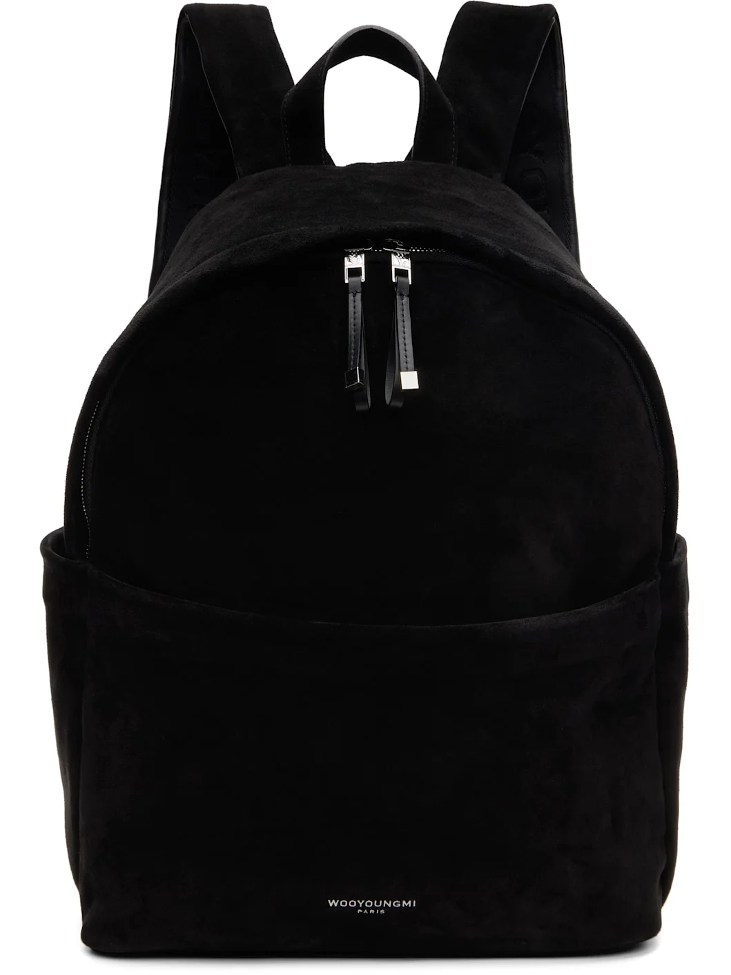 Black Suede Backpack - 1
