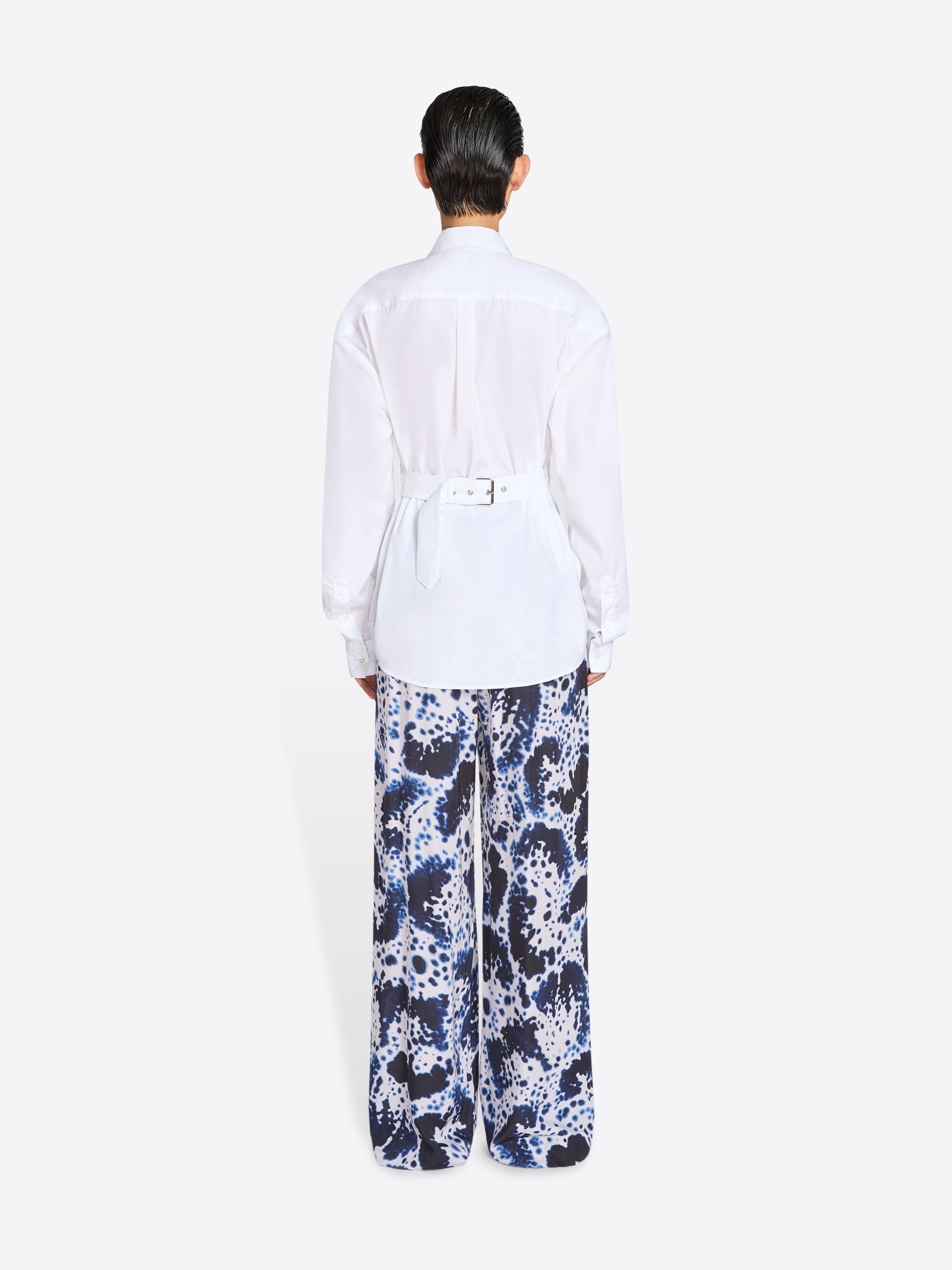 WIDE PLEATED PANTS - 4