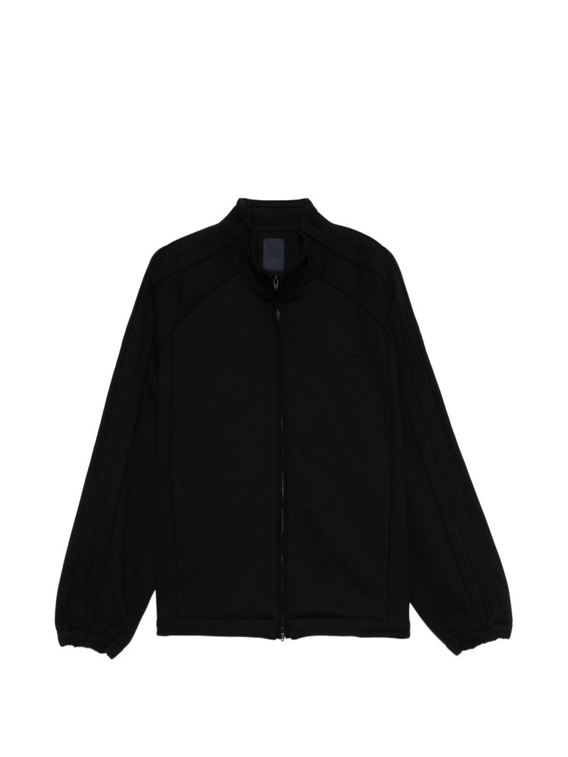logo-embroidered sweatshirt 1