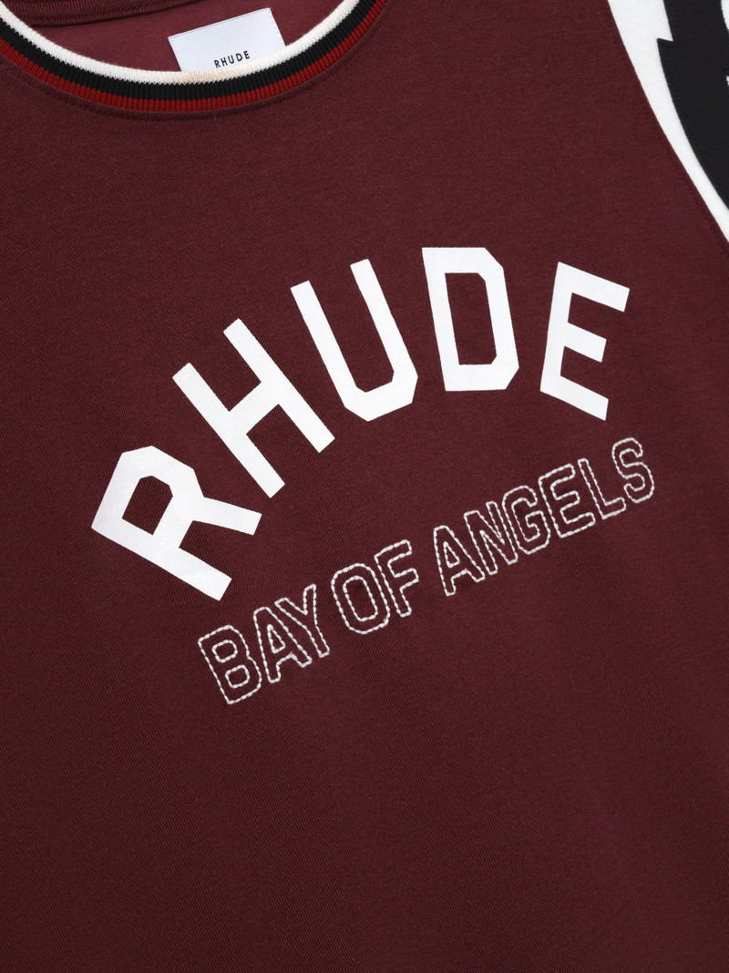RHUDE LIGHTNING RINGER JERSEY TEE 5