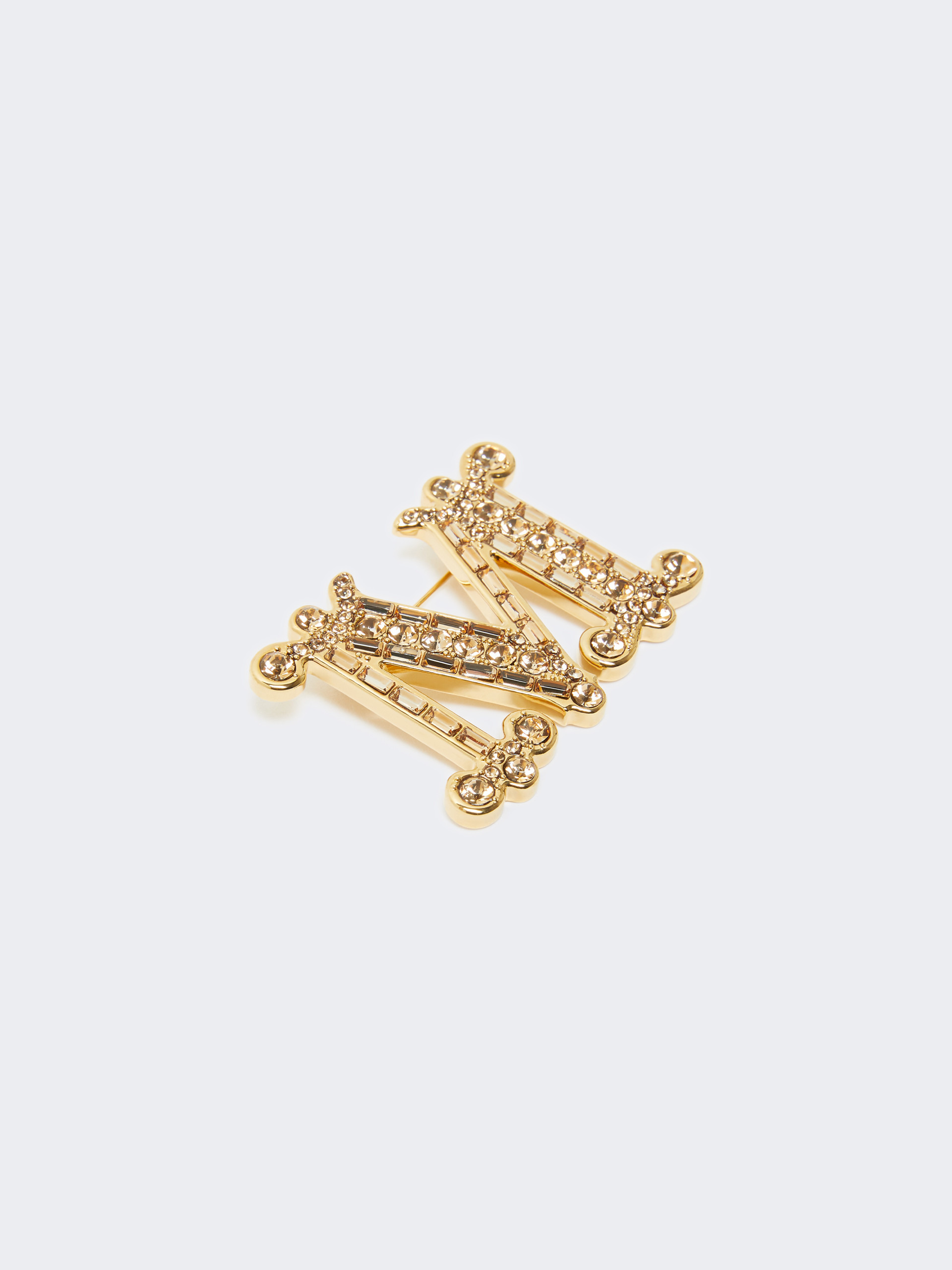 BATH2 Crystal-adorned Monogram brooch - 2