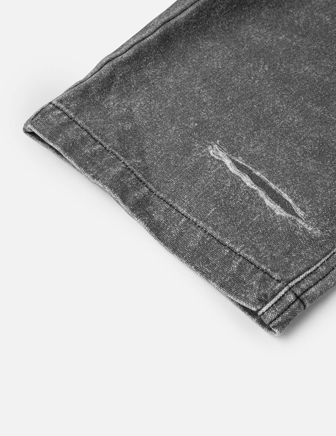 Distressed Print Relax Fit Pants - 13