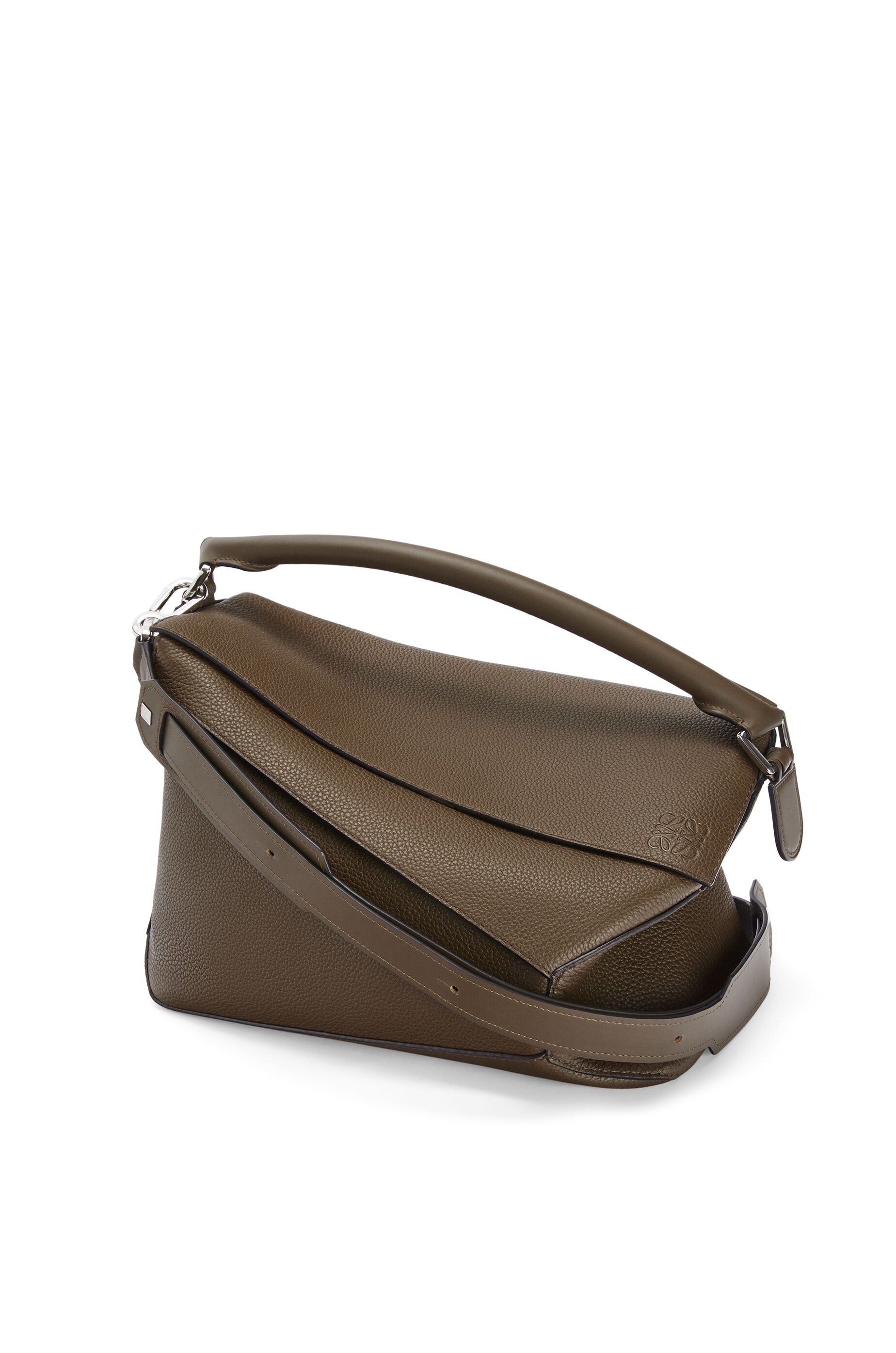 Large Puzzle Edge bag in grained calfskin - 6