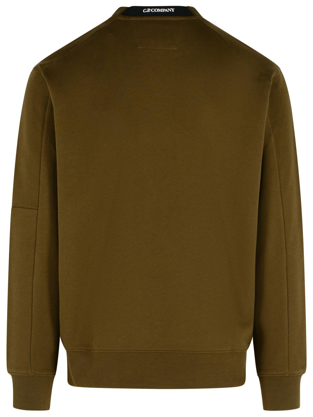 C.P. Company 'Raised' Green Cotton Sweatshirt Men - 3