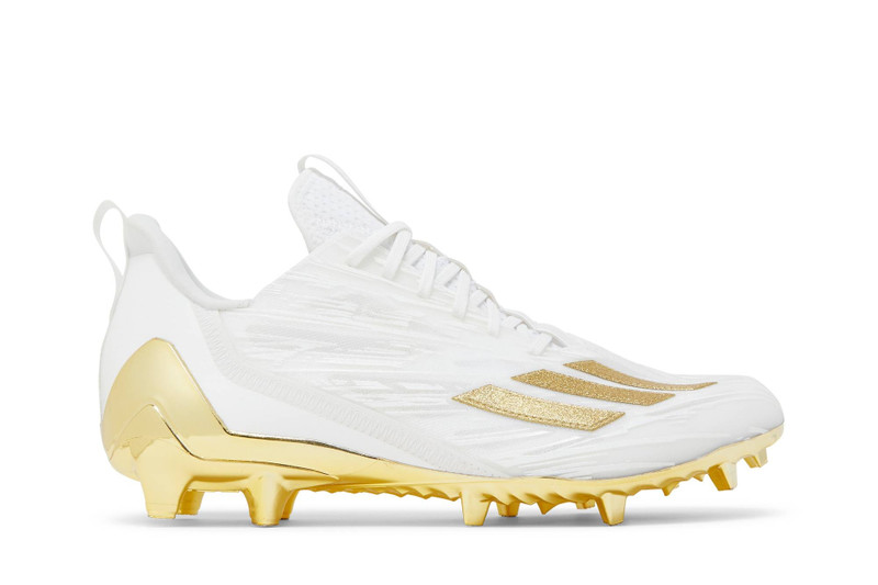 Adizero Cleats 'White Gold Metallic' - 1
