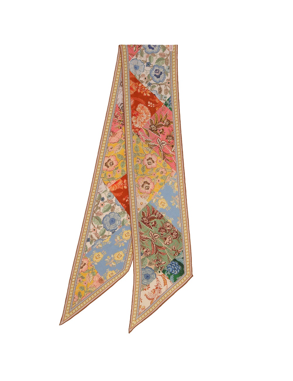 PRINTED SILK NECK SCARF - 2