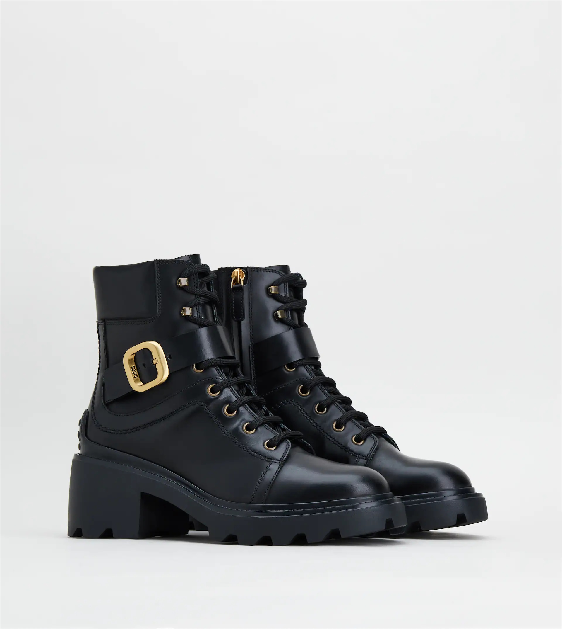 BOOTS IN LEATHER - BLACK - 2