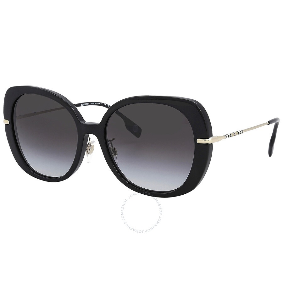 Burberry Eugenie Grey Gradient Square Ladies Sunglasses BE4374F 30018G 55 - 3
