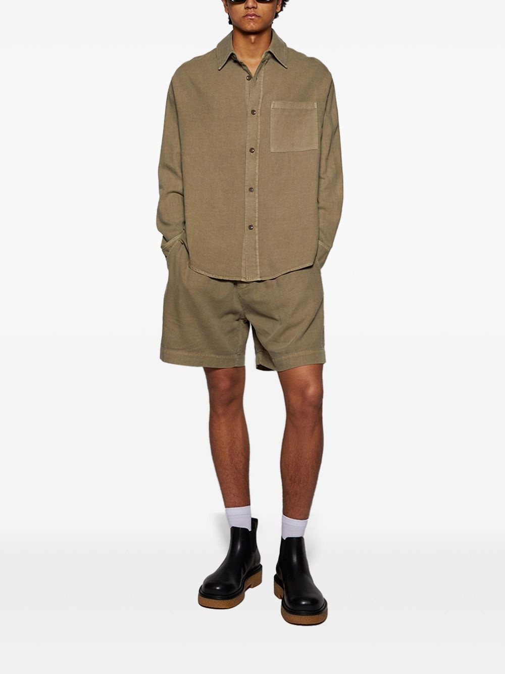 Early Dawn cropped shorts - 2