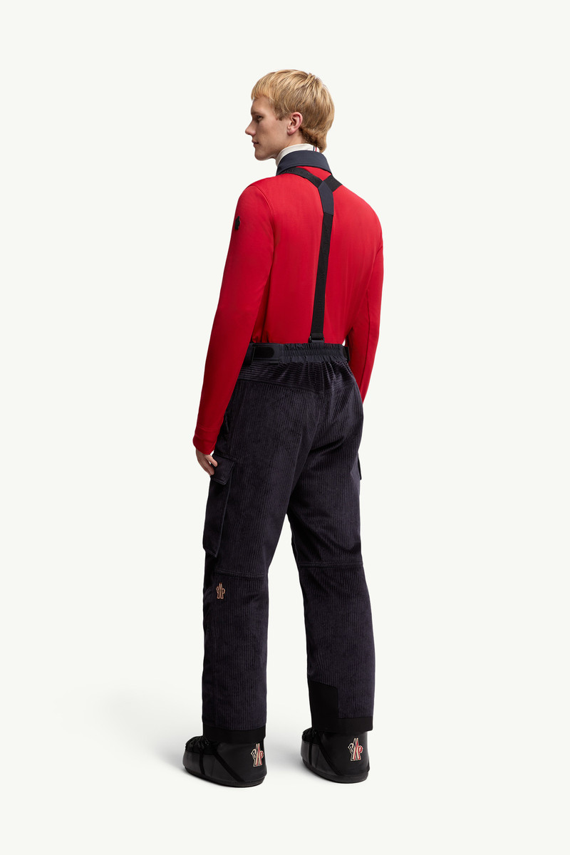 Padded Corduroy Ski Bib 5