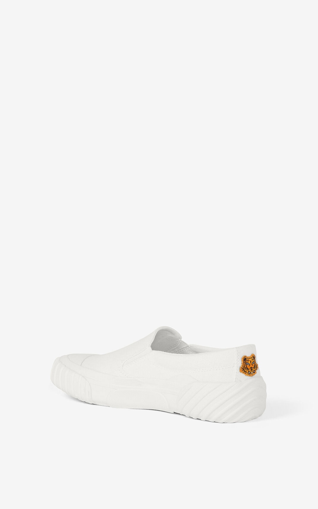 Slip-on canvas Tiger Crest trainers - 3