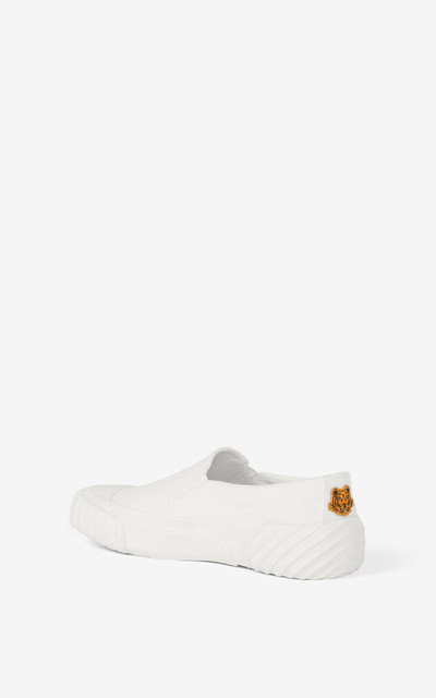 KENZO Slip-on canvas Tiger Crest trainers outlook